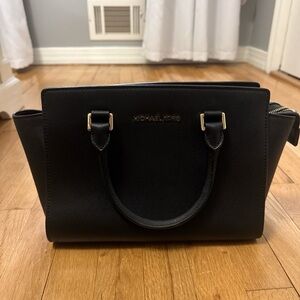 Michael Kors Black Satchel Bag